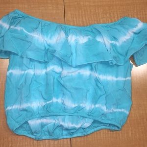 Off the shoulder crop top